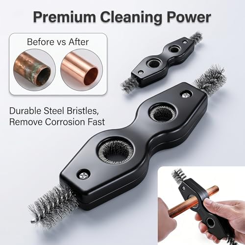 2 PCS Car Terminal Cleaner Spray, 4-in-1 Terminal Post Cleaner Brush with Steel Wire, Cleaning Tool for Terminals and Connectors, Universal for Most Cars, Trucks, SUVs (Black) - Image 4