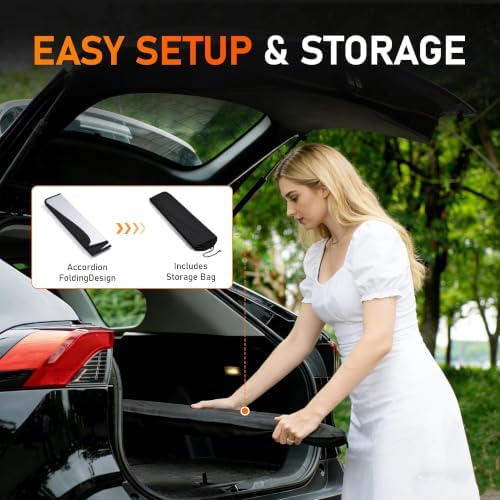 Custom Fit 2018-2024 Camry Windshield Sun Shade for Toyota Camry 2018 2019 2020 2021 2022 2023 2024 Automotive Car Front Window Sunscreen Sunshade - Image 6