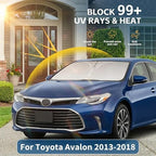 Windshield Sun Shade for Toyota Avalon 2013-2018 Sunshade Front Window Shade Custom Fit Avalon Accessories Sun Visor Foldable Shade Blocks UV Rays Accessories - Image 2