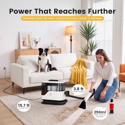 NEWBULIG Carpet and Upholstery Cleaner Machine Portable Carpet Shampooer - Image 6