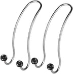 SAVORI Auto Hooks Bling Car Hangers Organizer Seat Headrest Hooks Strong and Durable Backseat Hanger Storage Universal for SUV Truck Vehicle 2 Pack (Black) by SAVORI