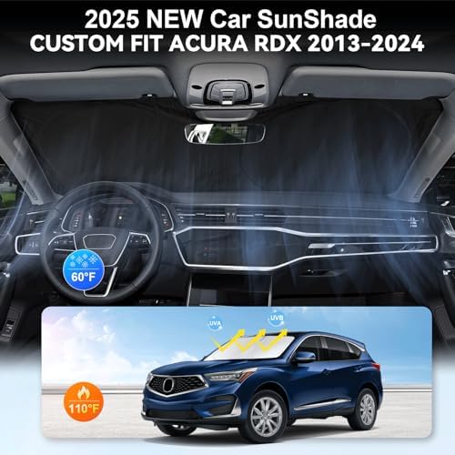 Windshield Sunshade for Acura RDX 2013 2019-2025 2026 Front Window Shades - Image 5