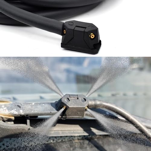 2 PCS Front Windshield Washer Nozzles, 4 Holes Car Windshield Washer Wiper Arm Sprayer, Auto Left Right Windshield Washer Squirter Nozzle Replacement, Universal Vehicle Accessories - Image 6