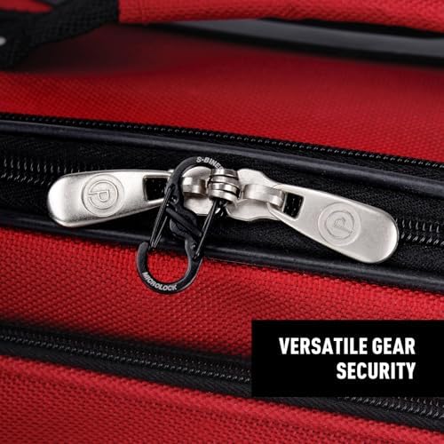 Nite Ize S-Biner MicroLock Stainless Steel - S-Biner with Locking Dual Sided Gates - Keep Keys Secure with Carabiner Key Holder - Black (2 Pack) - Image 4