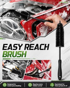 18 Pcs Motorcycle Cleaning Kit with Storage Bag, for Motorcycle Washing - Image 3