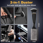 8Pcs Car Detailing Kit,160g Gel,Dual Vent Brush,Boars Hair for Auto - Image 4