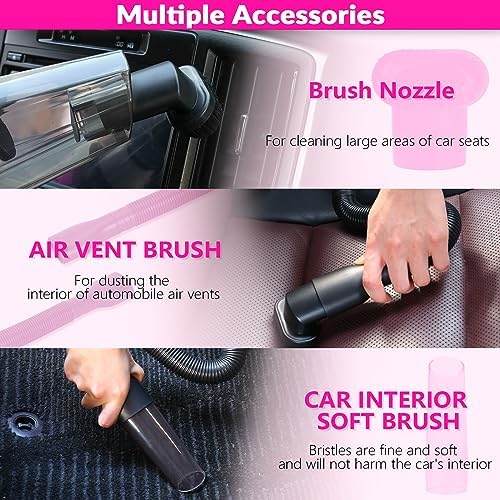 ThinkLearn Car Cleaning Kit with High Power Car Vacuum Detailing Kit - Image 3