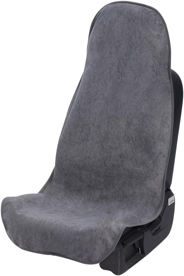 Waterproof Car Seat Cover Universial Fits Car Sweat Towel for Trucks SUV Car Seat Protector Grey by COLINOO