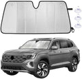 EcoNour Foldable Sun Shade Fit for Volkswagen Atlas 2018-2023 2024 2025 by EcoNour