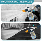 Sooprinse Pressure Washer Foam Cannon with Short Pressure Washer Gun, Dual Connector Accessory, Snow Soap Attachment for Car Wash, 5 Nozzles Tips with 1/4” Quick Connect， 4000 PSI - Image 6