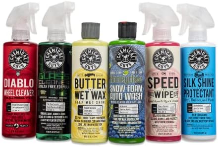 Chemical Guys HOL126REF Arsenal Builder Car Wash Foam Blaster Car Care Cleaning Chemical Refill Kit (6-16 fl oz Products) Great for Cars, Trucks, SUVs, Motorcycles, RVs, Jeeps & More by ChemicalGuys