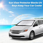 Windshield Sun Shade for Honda Odyssey 2018-2025 2026 Sunshade Sun Visor - Image 4