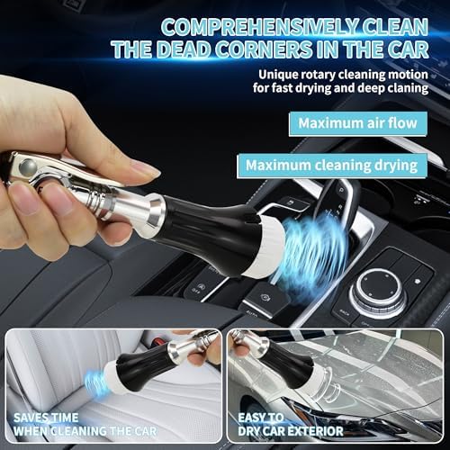 GOCCIDA Mini Tornado Air Blow Gun with Detachable Brush Car Cleaning Kit - Image 6