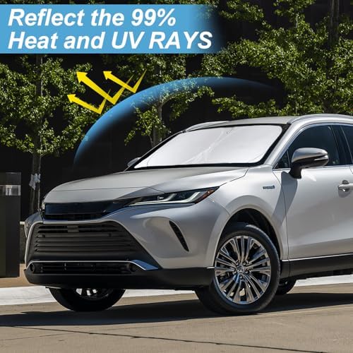 Windshield Sunshade for 2021-2025 2026 Toyota Venza Window Shield - Image 4