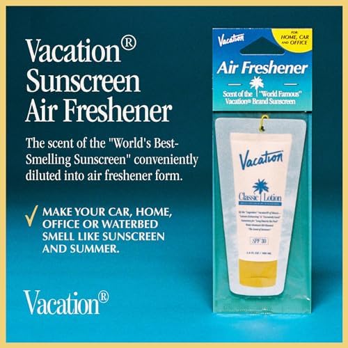 Vacation Car Air Freshener 3-Pack, Classic Scent - Image 2