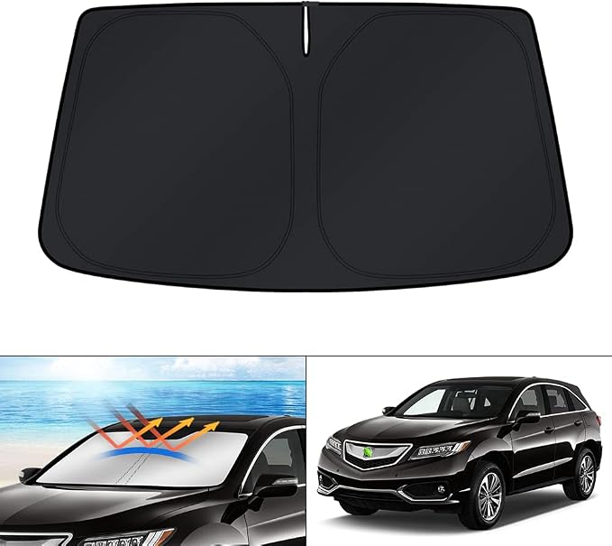 KUST Windshield Sun Shade for 2013-2018 Acura RDX Accessories Custom Fit Sunshade Foldable Sun Visor Protector Blocks UV Rays Keep Your Car Cooler by KUST