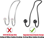 Bling Purse Hook for Car Headrest, Cute Car Seat Hooks (2Pack) | Upgraded,Durable Stainless,Car Purse Hanger,Purse holder,Rhinestones,Bag Hooks,Car Hooks for Purses and Bags Cute,All Black - Image 5