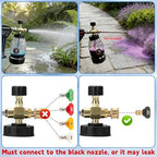 Tool Daily Chemical Injector for Pressure Washer, Black Soap Nozzle - Image 4