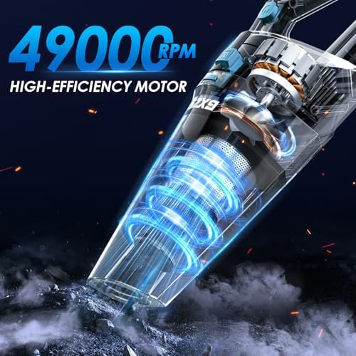 Gxzsk Handheld Vacuum Cordless, 15000PA Hand Held Car Vacuum Cleaner - Image 7