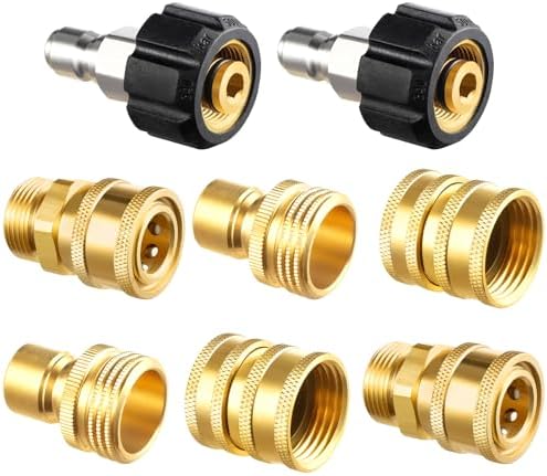 Twinkle Star Pressure Washer Adapter Set, Quick Disconnect Kit by TwinkleStar