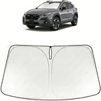 Proadsy Custom Fit Car Windshield Sun Shade for 2024-2026 Subaru Crosstrek | 240T Heat Shield, Drops Temp 54°F, Blocks 99% UV, Prevents Dashboard Cracking, Summer Parking & Beach Trips, Easy Twist-Fold by Proadsy