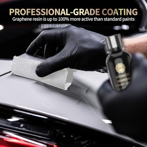 20H Advanced Graphene Ceramic Coating for Cars, Ceramic Car Auto Detailing kit (70ml), 10+ Years of Long Lasting Protection,Ultra High Gloss,Apply After Car Wash & Paint Correction - Image 2