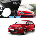 TINGLU Sun Shade for Volkswagen VW Golf/Rabbit/GTI/R32 MK6 5K 2009-2014 Accessories Windshield Sun Shade Window Shade UV Rays Protection Sun Visor Cover with Steering Wheel Sunshade Storage Bag - Image 6