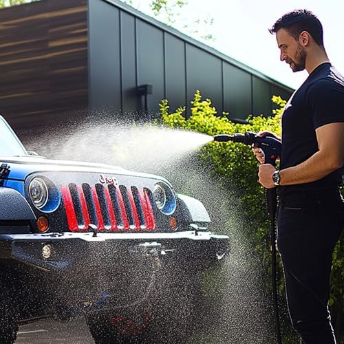 Hourleey Kink Resistant Pressure Washer Hose 100FT, High Tensile Wire Power Washer Hose with 3/8 Inch Quick Connect, 4000 PSI - Image 6