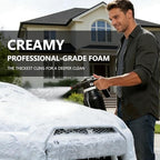 Electric Foam Sprayer 2L Cordless Rechargeable Car Wash Cannon Black - Image 2
