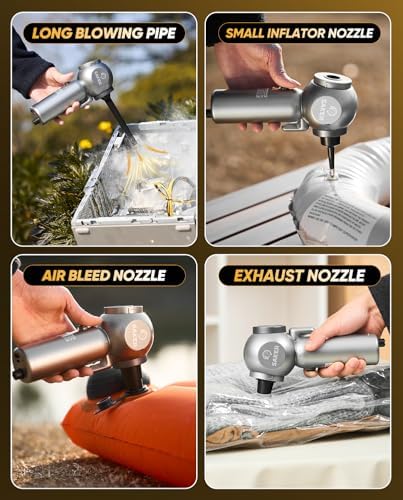 Saker Car Vacuum Portable 6-in-1 Cordless Vacuums, 20000PA SW102 Silver - Image 6