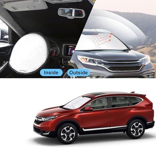 TINGLU Sun Shade for Honda CR-V CRV 2012-2016 Accessories Windshield Sun Shade Window Shade UV Rays Protection Sun Visor Cover with Steering Wheel Sunshade Storage Bag - Image 6