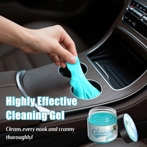 ASFSKY Car Cleaning Gel Universal Cleaning Gel Putty Dust Remover Mint - Image 5