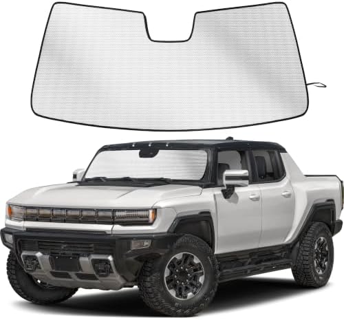 Windshield Sun Shade for GMC Hummer EV 2022-2026 by SULAGIWINDSHIELDSUNSHADE