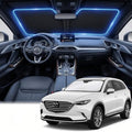 Windshield Sun Shade for Mazda CX-9 2016-2025 2026 Sunshade Front Window Shade Custom Fit CX9 Accessories Sun Visor Foldable Shade Blocks UV Rays Accessories by AuyNeas