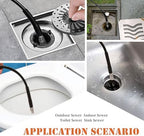 50FT Sewer Jetter Kit for Pressure Washer, 5800PSI Drain Cleaner Hose - Image 6