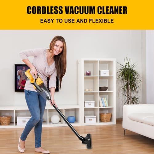 Cordless Vacuum Cleaner Compatible with DEWALT 20V Battery (Battery NOT Included), Handheld Vacuum for Home, Boat, Workshop, Car, Pet Hair, Furniture-Tool Only - Image 4