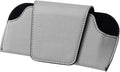 Sunglass Holder for Car Visor, PU Leather Magnetic Vehicle Glasses Organizer Box with Clips, Automotive Interior Eyeglasses Storage Case Accessories, Universal for Most Vehicles (Gray) by Unknown