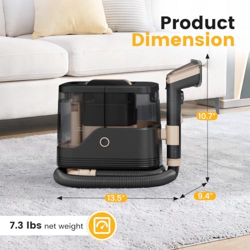 NEWBULIG Carpet and Upholstery Cleaner Machine Portable Carpet Shampooer - Image 2
