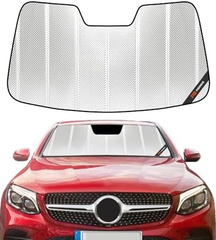 Pigenius Windshield Sunshade for Mercedes-Benz GLC Coupe 2017-2023, Custom Front Window Shade - BLAZBLOCK by Pigenius