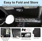 TINGLU Window Shades for Nissan Titan 2020-2024 Accessories Full Windows Windshield Sun Shade Sun UV Rays Privacy Protection for Camping 5PCS - Image 5