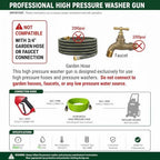 Hourleey Pressure Washer Gun, Red High Power Washer Gun with Replacement Wand Extension, 5 Nozzle Tips, M22 Fittings, 40 Inch, 5000 PSI , Not Compatible with Garden Hose - Image 2