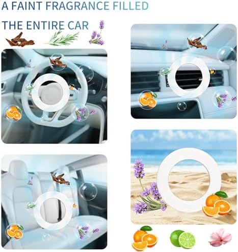 Kwak's 6 Packs Air Freshener Refill Tablets ，Individual Package Long Lasting Fresheners for Cars （2 Scents included Gulong Fragrance & Ocean） - Image 5