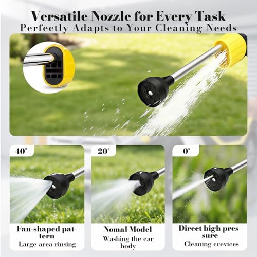 Car Wash Foam Gun for Garden Hose, Car Foam Cannon with 3 Spray Modes - Image 3