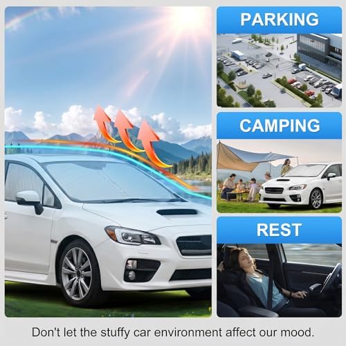 Custom Fit Windshield Sun Shade for Subaru WRX 2015-2021 - Image 6
