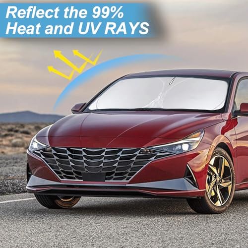 Sunshade for 2021-2024 2025 2026 Hyundai Elantra Windshield Sun Shade - Image 2