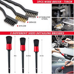 16Pcs Car Wash Cleaning Kit with Foam Gun Sprayer Detailing Brushes Windshield Cleaning Tool Rim and Tire Brush Towels Complete Interior Exterior Detailing Set for Car - Image 5