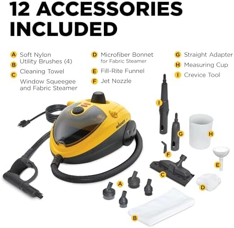 Wagner Spraytech 905e Auto Steam Cleaner, 12 Accessories for Cars - Image 2