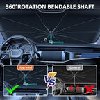 Bestview Windshield Sun Shade Umbrella for 2012-2017 Toyota Camry,Custom Fit Front Window Sunshade Sun Visor Blocks UV Rays & Keeps Your Vehicle Cool, 360° Rotation Bendable Shaft - Image 4