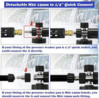 Tool Daily Pressure Washer Foam Cannon with Dual-Connector Accessory - Image 4