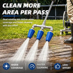 Triple Pressure Washer Turbo Nozzle, 3-Head, 1/4-Inch Quick Connect - Image 2